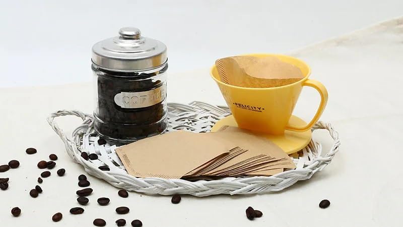 Daiso مرشحات القهوة غير المبيضة من دايسو 90 قطعة لتحضير 1-2 كوب - Image 3